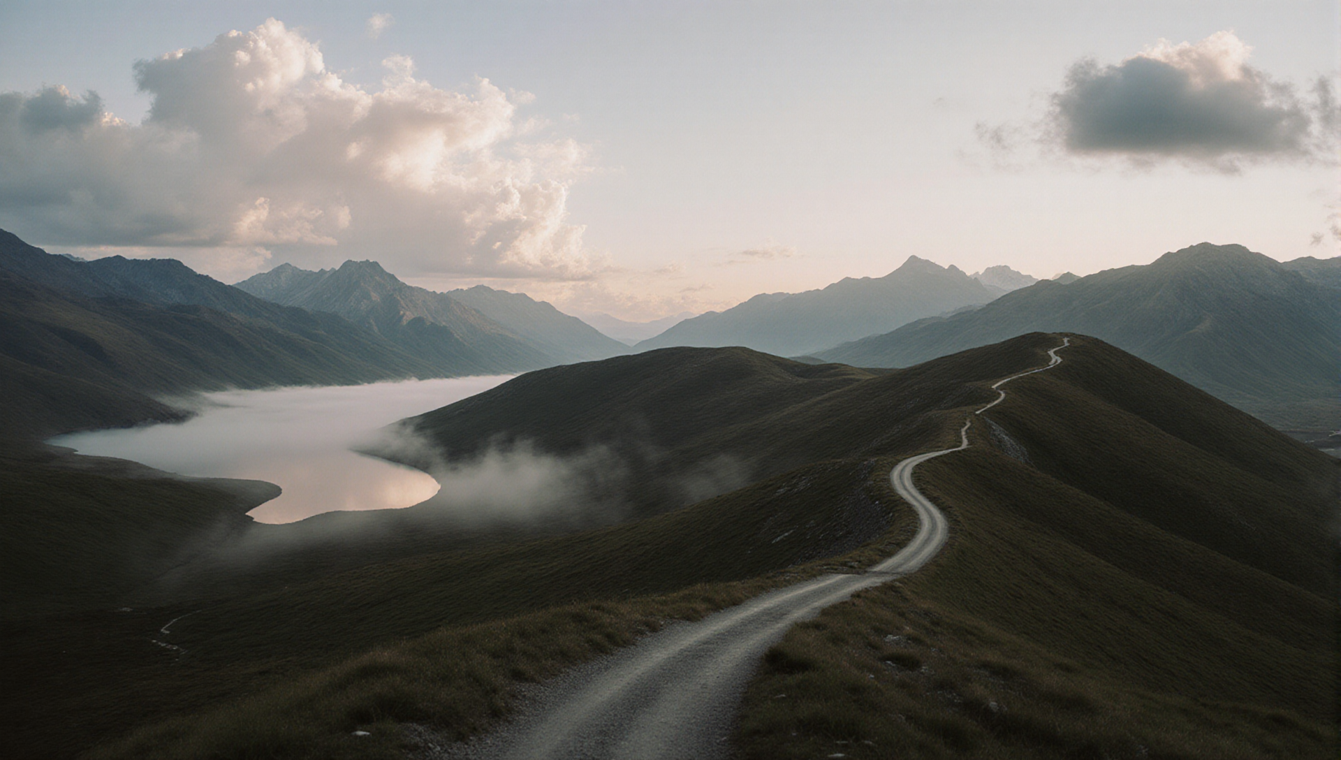 Peaceful retreat location with mountains and nature